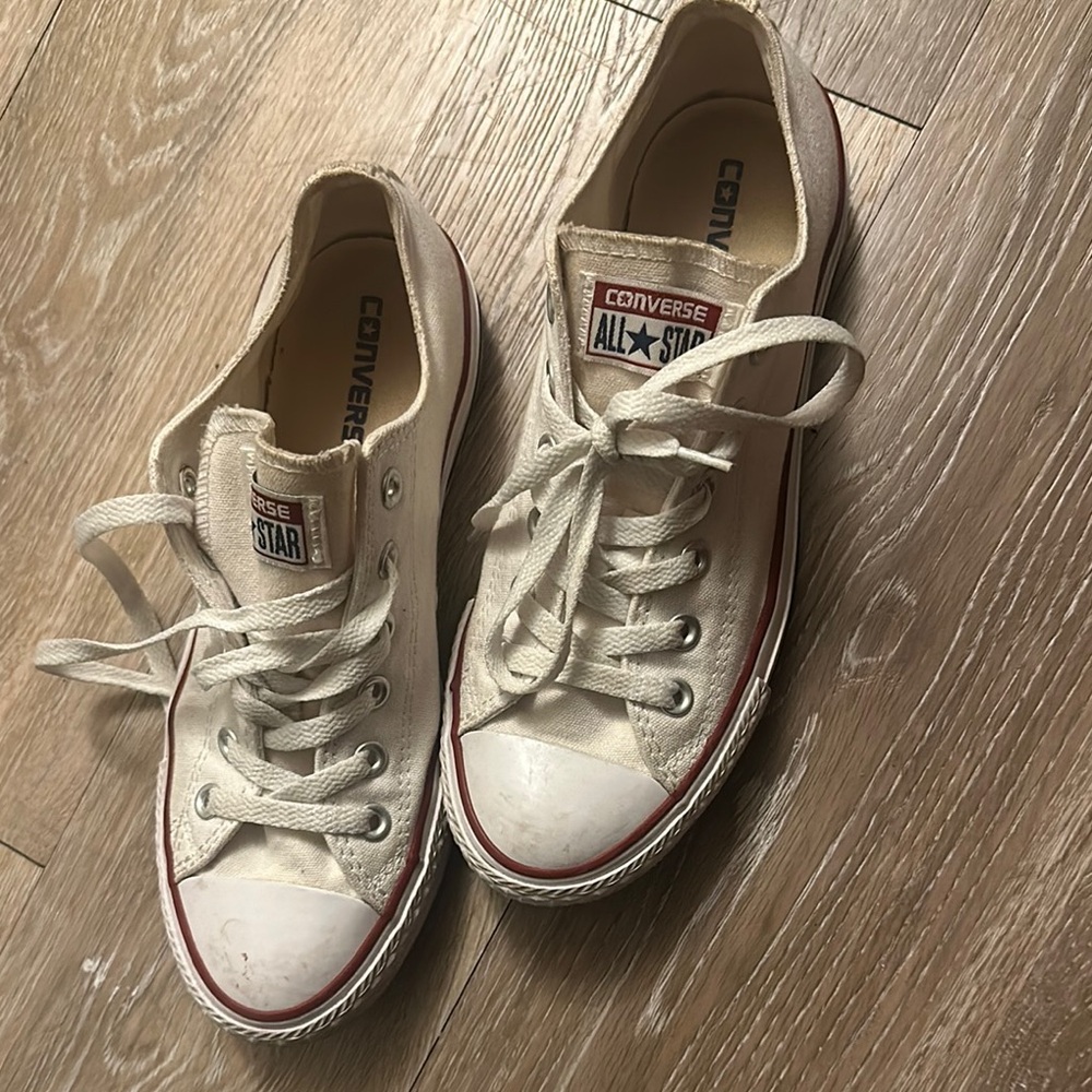 Converse Cream All Star Sneakers